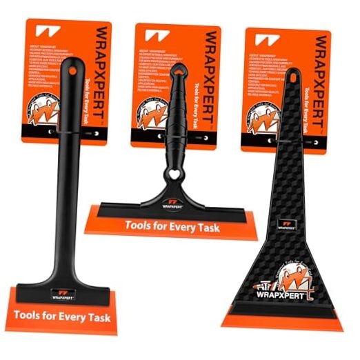 Window Tint Tools Kit, 3 Pack Window Tint Squeegee for Windshield Auto