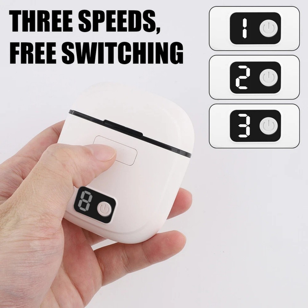 Automatic Electric Nail Grinder 3 Speed Modes Digital Control for Home Use