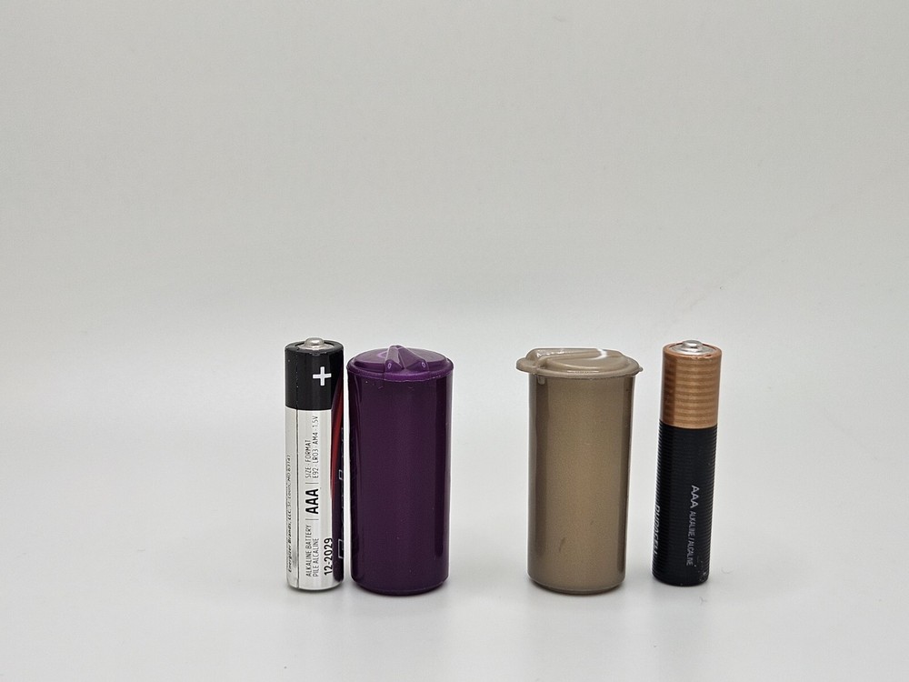 25 Pcs , Empty Small Bottles with Multicolor Pop Top Caps