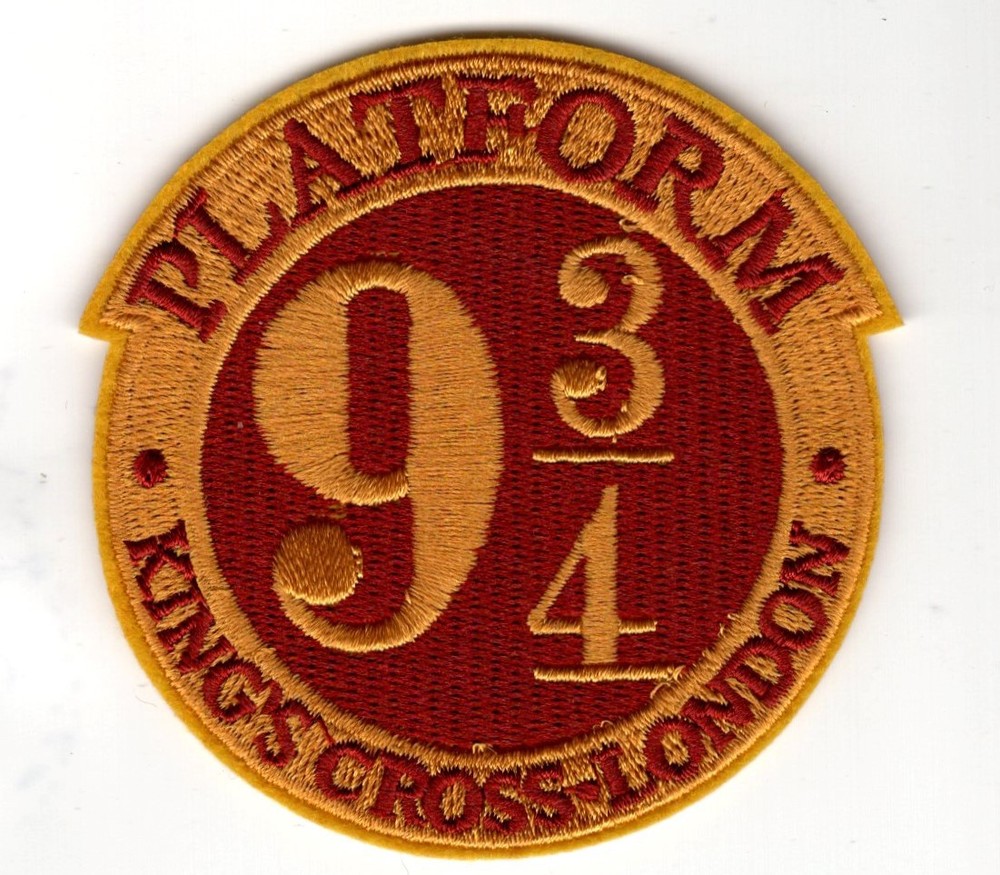 Harry Potter Hogwarts Train Platform 9 3/4 Patch 3 inches