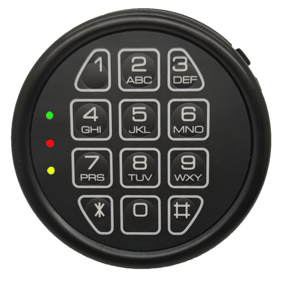 Gun Safe Lock Replacement Black Keypad Electronic Swing Bolt Lock Fit Safe Box