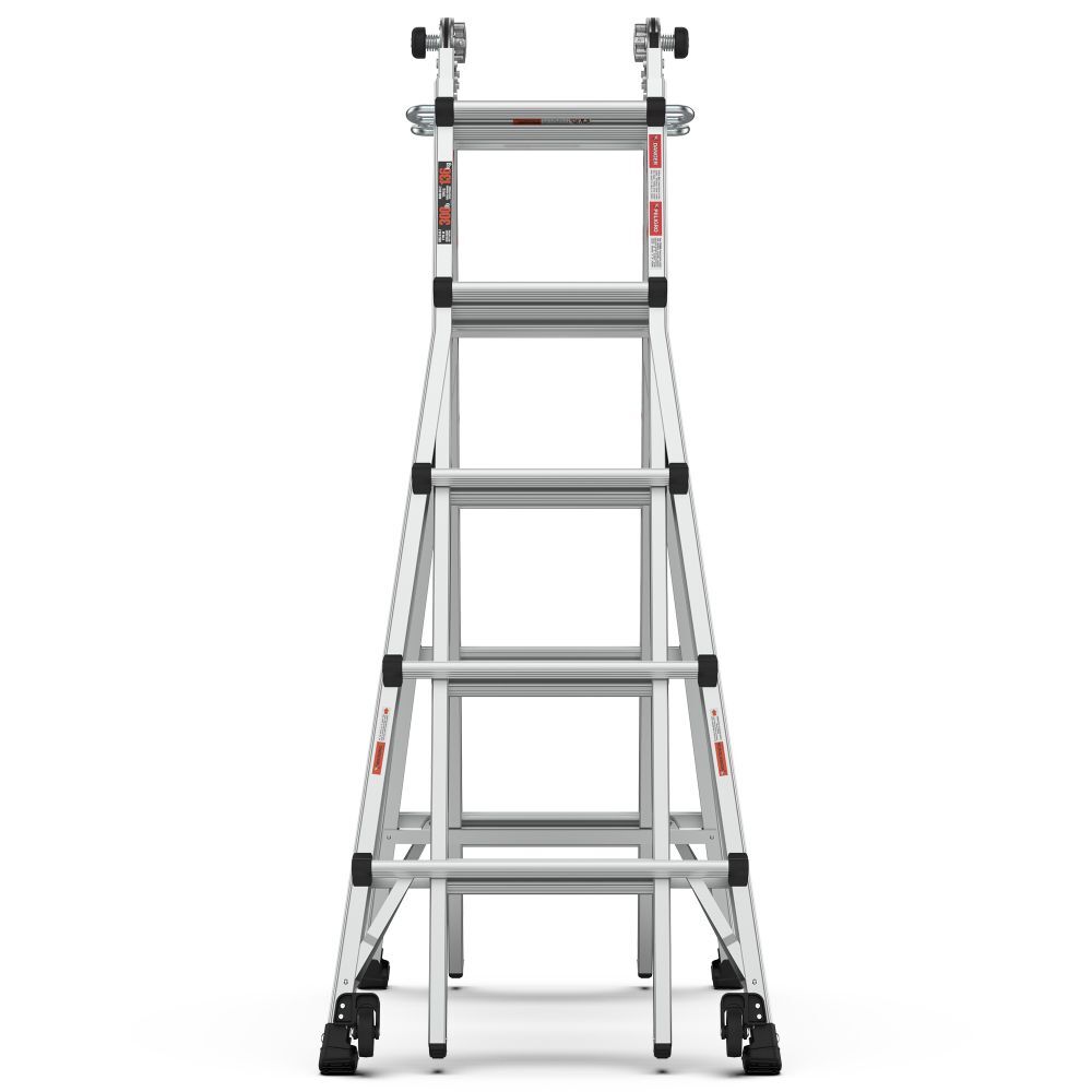 22 Ft Aluminum Adjustable Ladder Folding Extension Stepladder Multi-Use Ladder