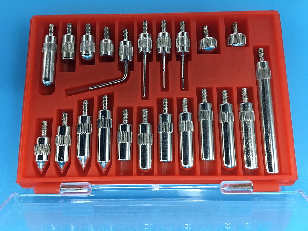 iGAGING 22 Piece Dial Test Indicator Anvil Set with Protective Plastic Case