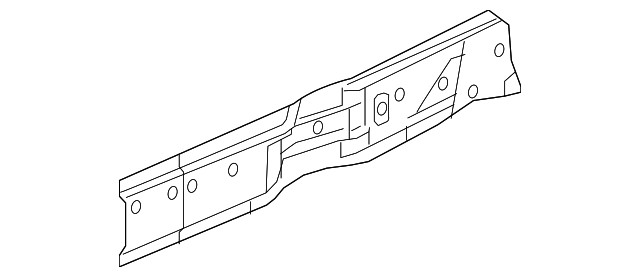 Genuine GM Passenger Side Front Compartment Front Outer Side Rail 23301439