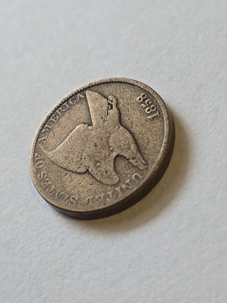 1858 Flying Eagle Cent- Large Letters, VG Details #1138