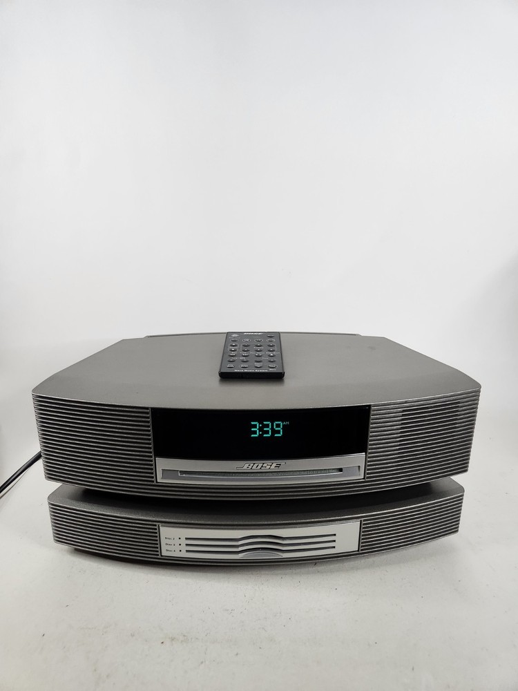 Bose Wave Music System CD Player Model With Multi CD Changer Remote Tested
