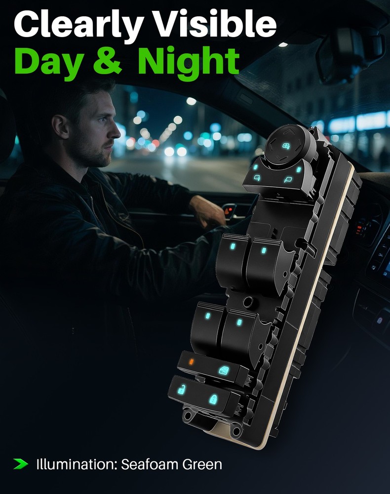 Front Driver Power Window Switch For 2007-14 Chevy Avalanche Silverado Suburban