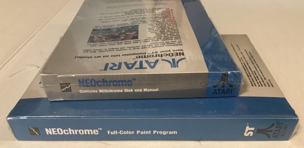 NEOCHROME Atari ST Full Color Paint Program NEW in Box DS5027 on Disk NOS