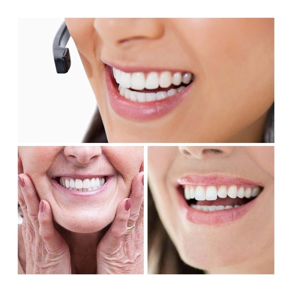 1 pair Temporary False Teeth Set – Natural-Looking Smile Enhancer for Confidence