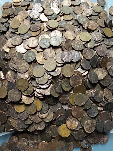 3 LBS (POUNDS) 95%COPPER PENNIES 1982 & OLDER UNSEARCHED BULK COLLECTORS