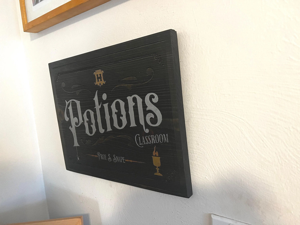 Potions Classroom Sign- Wizardly Fan art!