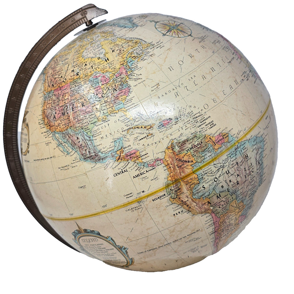 Vintage Replogle Globe World Classic Series 12"