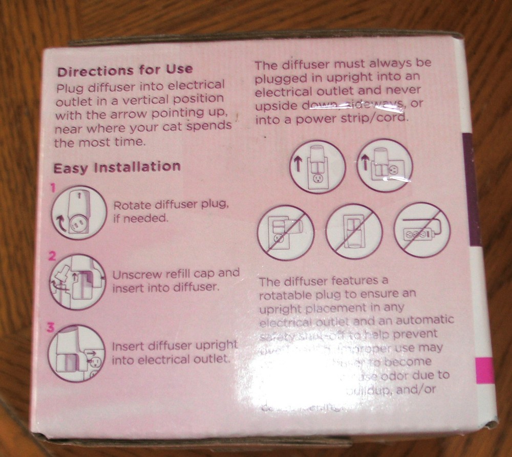 NEW Comfort Zone - Multi Pack Cat Calming Diffuser 30-day Refills, 6 Pack, NIB