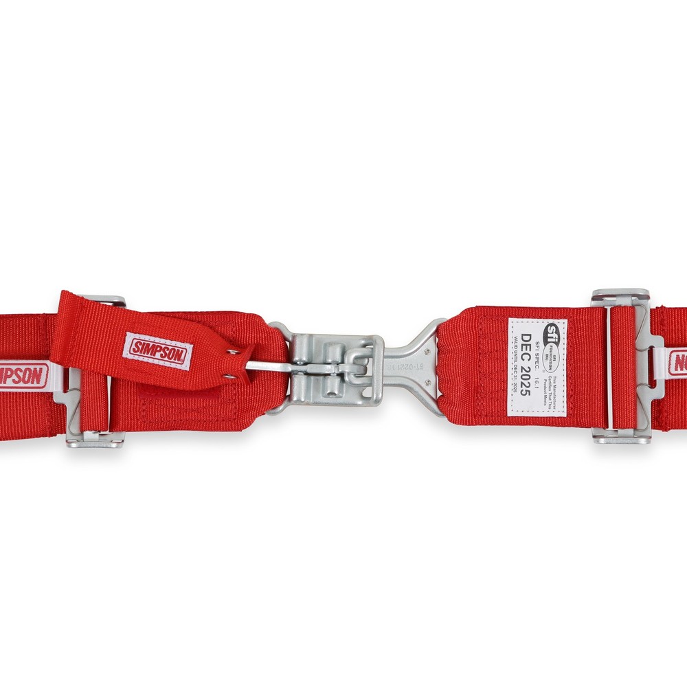 29064RH Simpson Racing Latch and Link Lap Wrap-Around 5-Point Pull-Down Harness