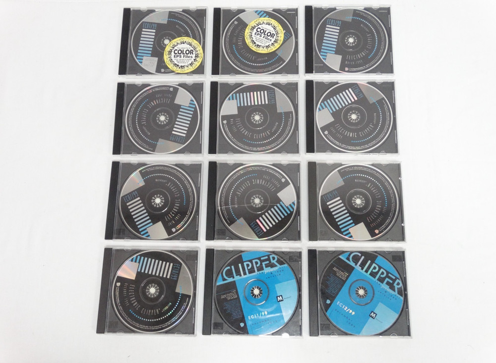 Dynamic Graphics Electronic Clipper Clip Art Library Jan. - Dec. 1999 Complete