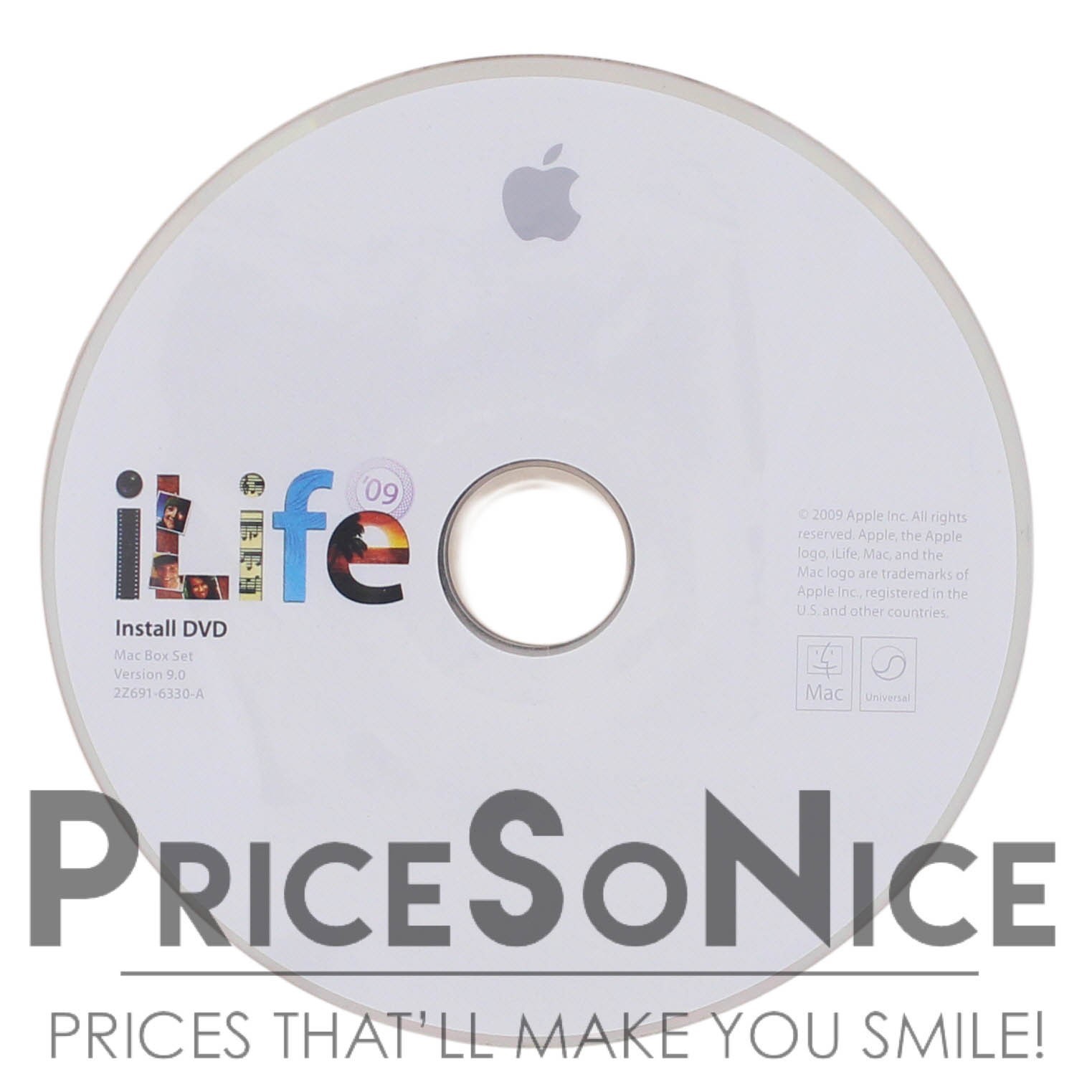 Apple iLife 09 Family Pack - Version 9.0 - (No Box/In Sleeve) New