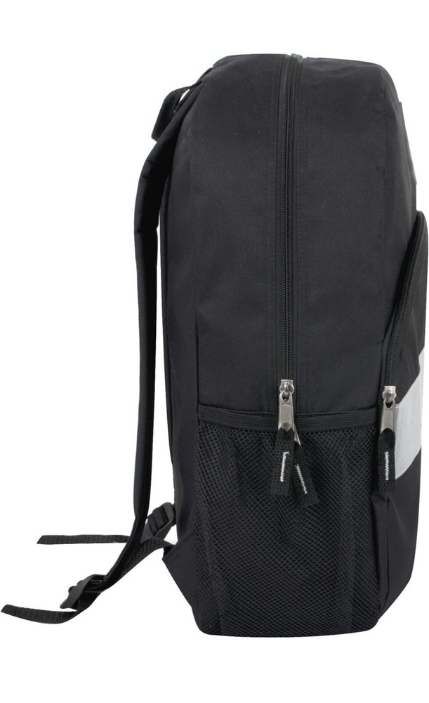 Solid Color Backpack for School - Backpack with Reflector Strip