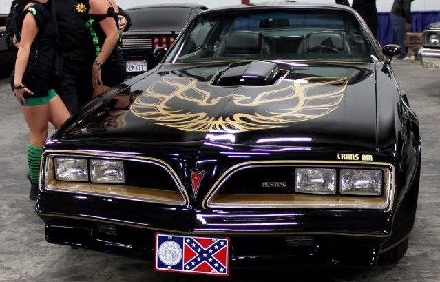 Smokey and the Bandit 1977 Firebird Trans Am Georgia License Plate Embossed