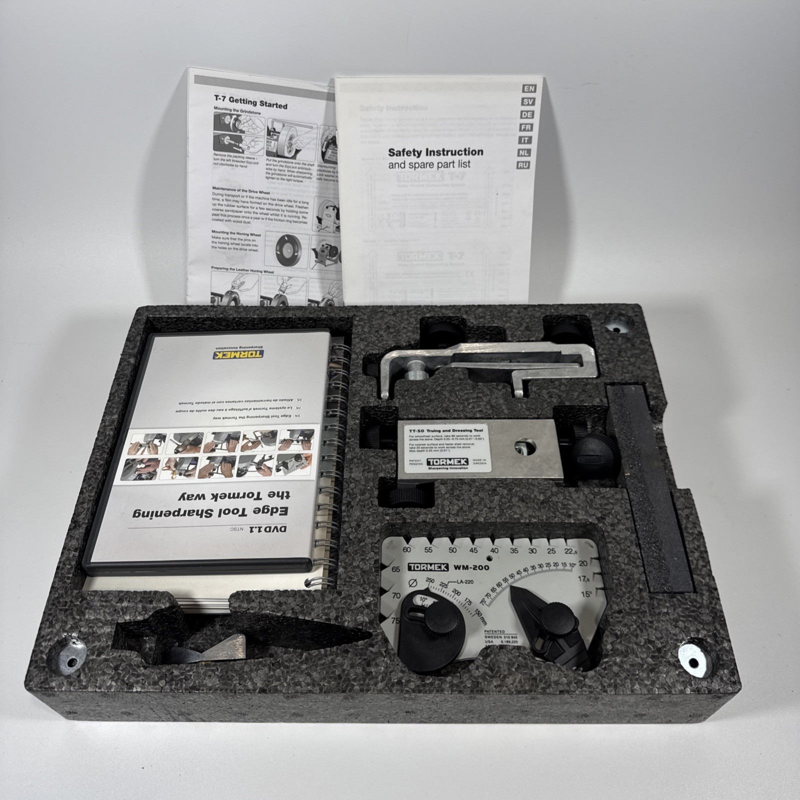 Tormek T-7 Water Cooled Sharpening System With Tools Tested Working