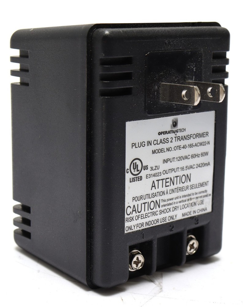 16.5 Volt AC Screw Terminal Adapter