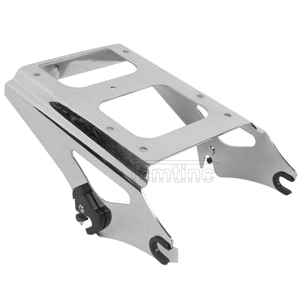 Chopped Trunk Backrest Mount Rack Fit For Harley Electra Glide 09-2013