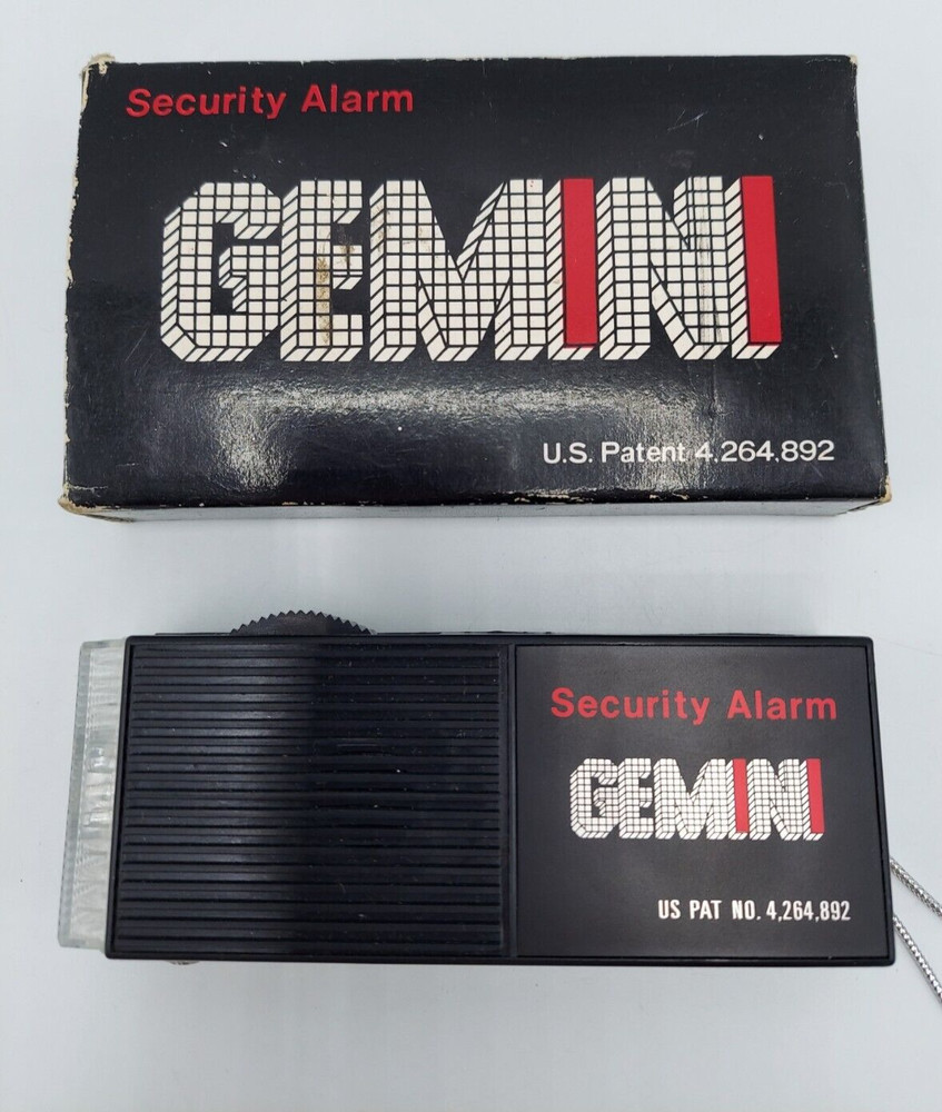 VINTAGE NEW! GEMINI SECURITY ALARM