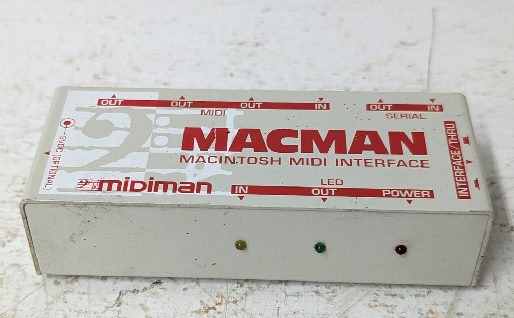 Midiman Macman Macintosh Midi Interface