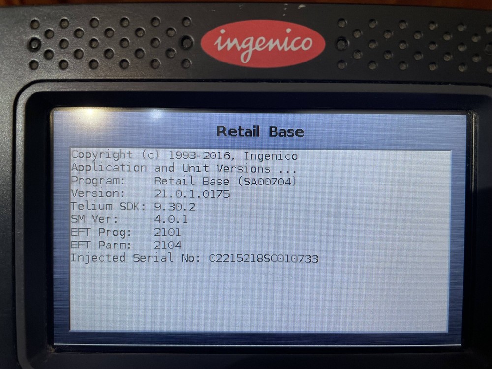 Payment Terminal Ingenico iSC250 USB