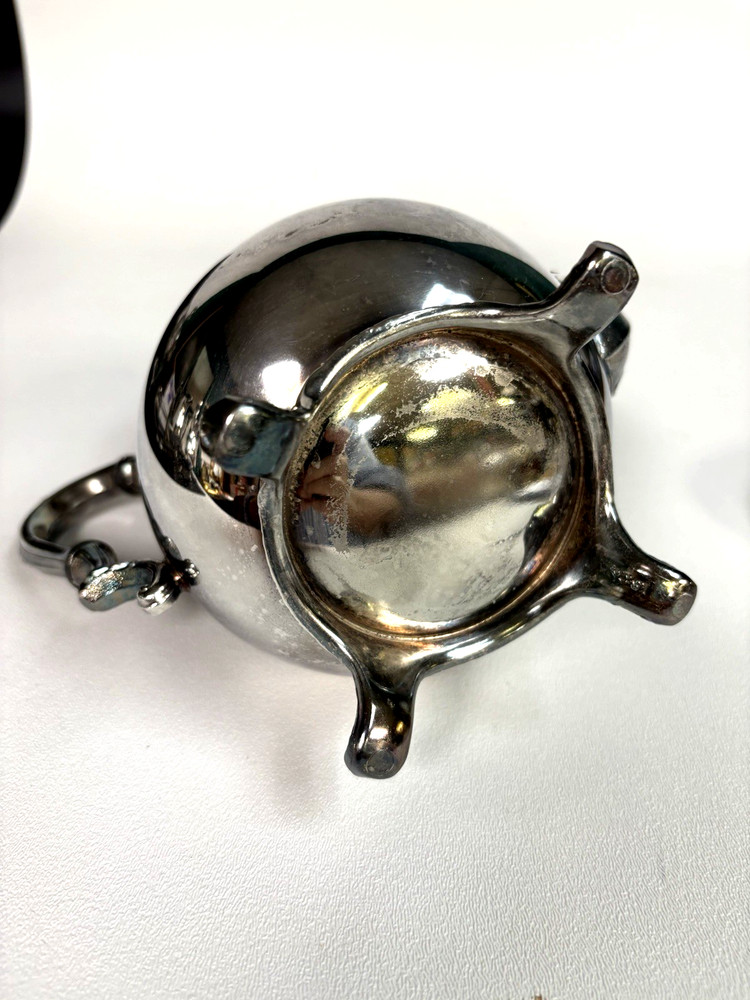 LS Co. Tea / Coffee Pot Silverplated 9" Tall