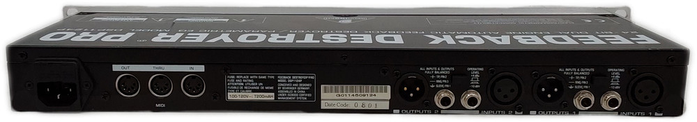 Behringer Feedback Destroyer Pro DSP1124P 24-Bit Digital Equalizer