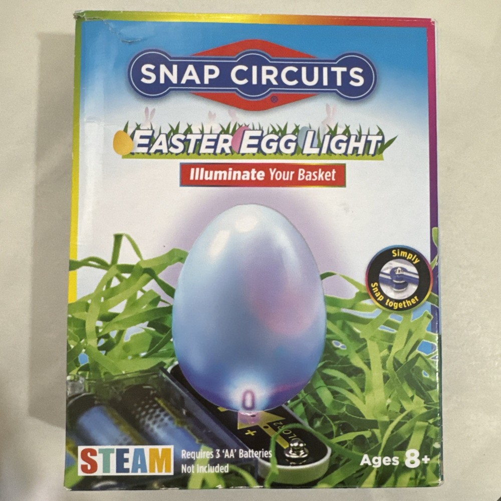 Snap Circuits Stem Decorate Illuminated Basket Stuffers Easter Egg Light Kit