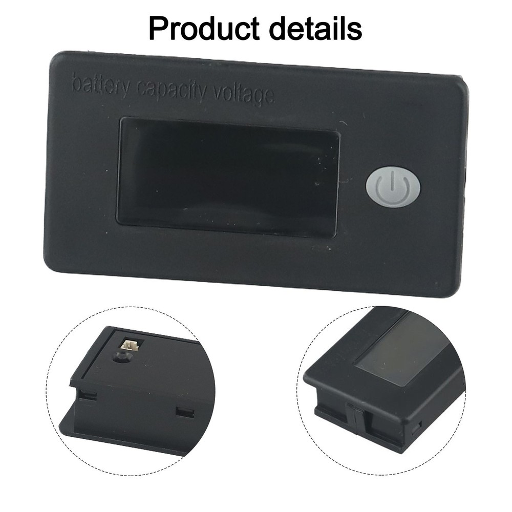 Digital Display Battery Meter User-friendly Interface Multifunctional Display