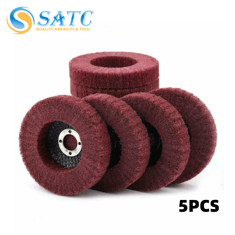 5PCS 4-1/2" Flap Discs Metal Abrasive Polishing Buffiing Wheel for Angle Grinder