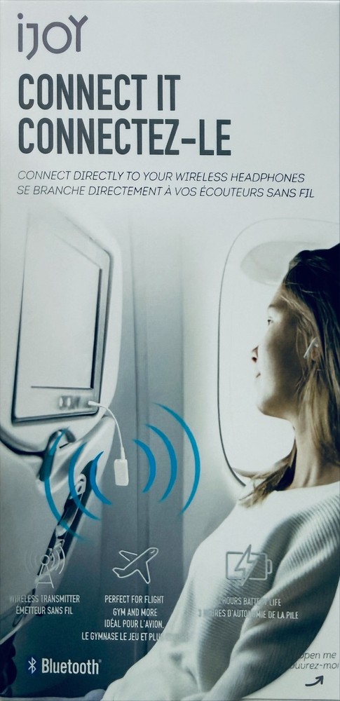 iJoy Connect it Bluetooth Wireless Headphone Transmitter - 3.5mm