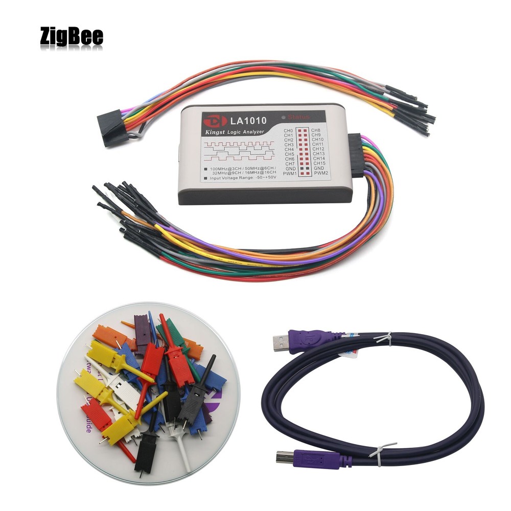 Kingst LA1010 Logic Analyzer USB2.0 16M 10G MCU ARM FPGA DSP Debugging Tools