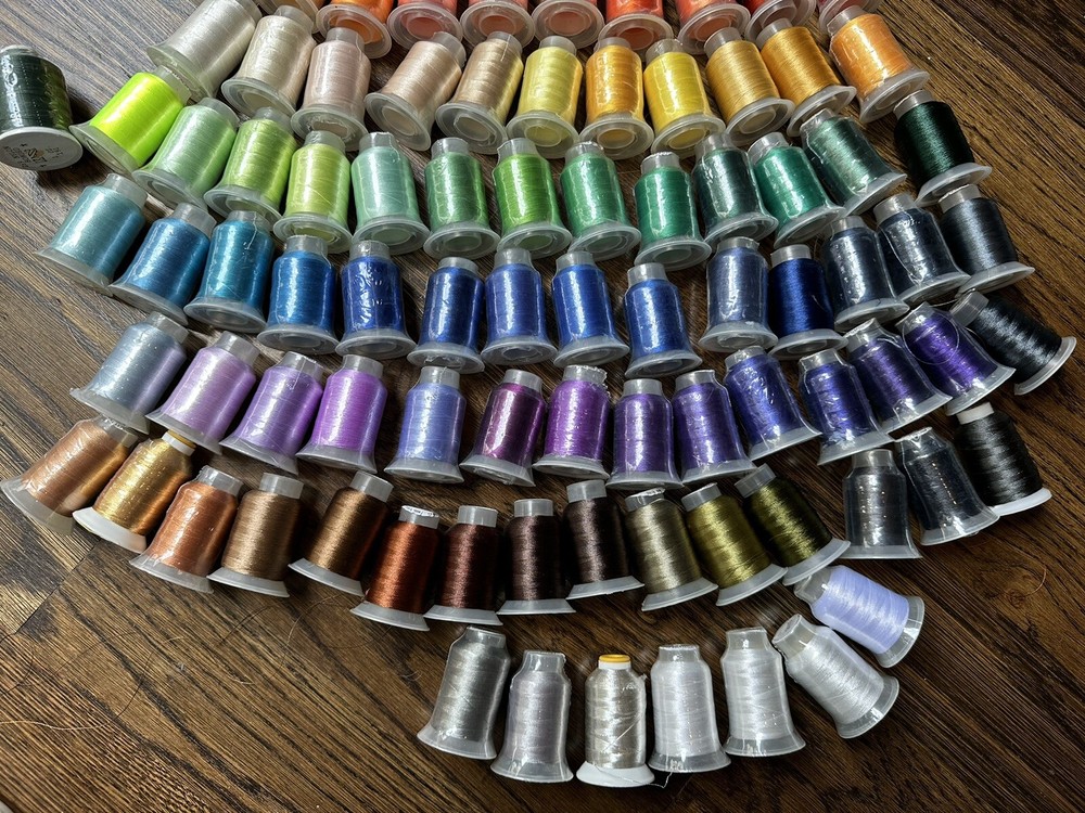 Brother 102 Spools machine embroidery thread