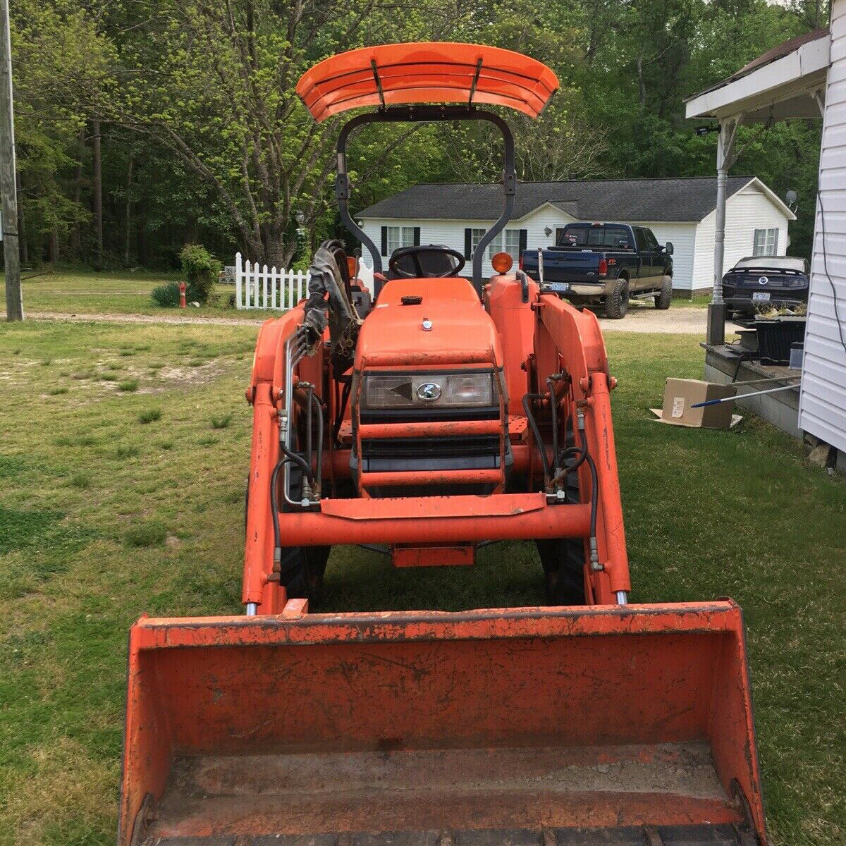 Tuff Top Tractor Canopy 48-3/8 in Orange for Kubota Kioti Agco