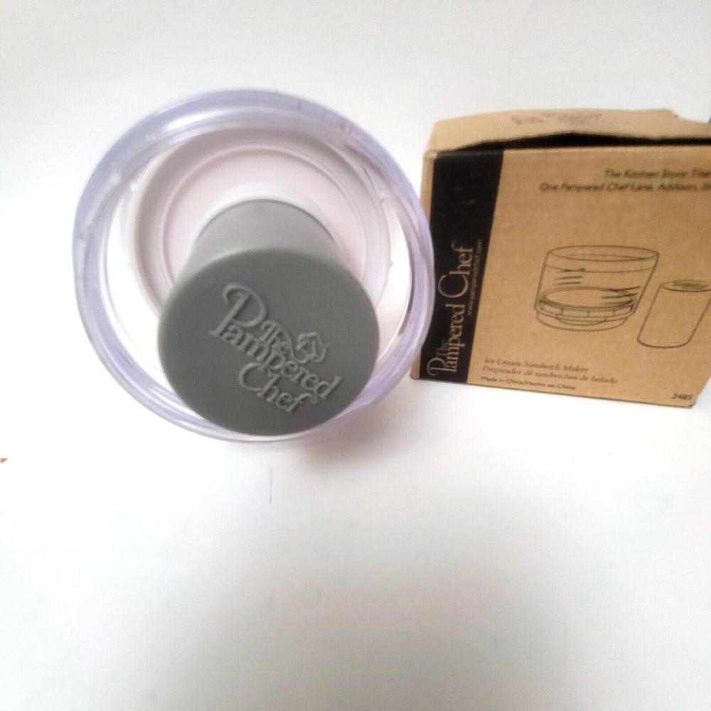 Pampered Chef Ice Cream Sandwich Maker W/Instructions Model 2485