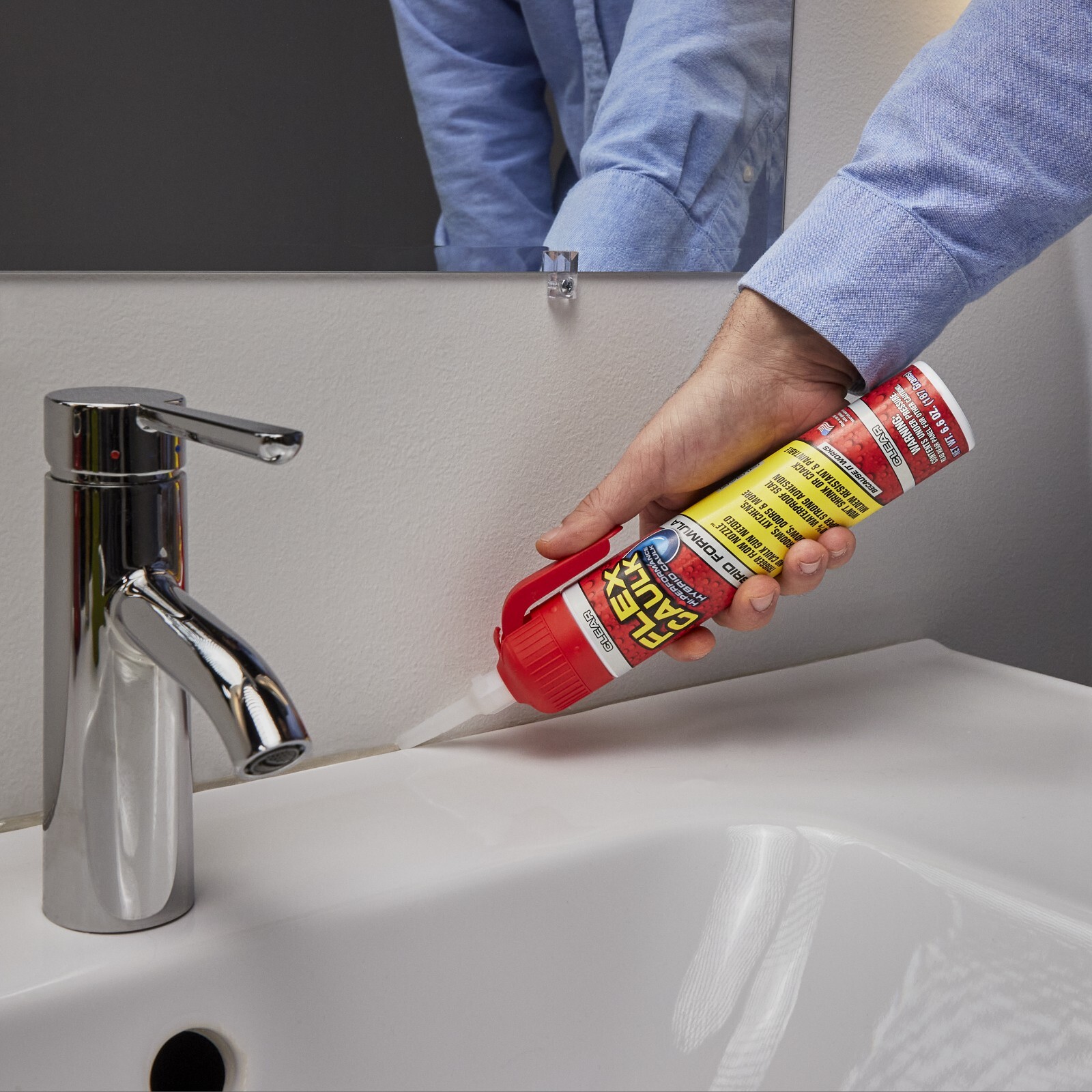 Flex Caulk, Waterproof & Weatherproof Hybrid Polymer Sealant, Strong, Paintable