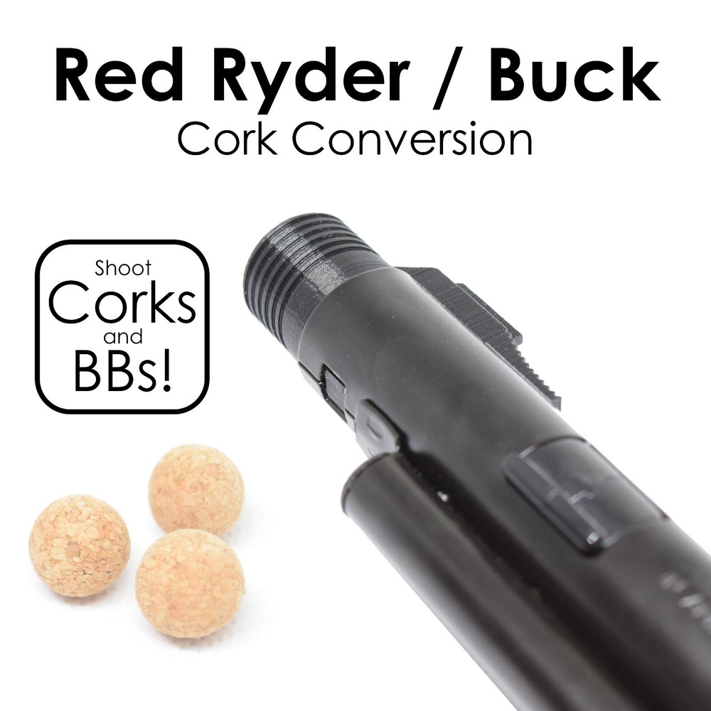 Daisy Red Ryder Carnival Cork Conversion Sight & Muzzle - SHOOT CORKS AND BBS