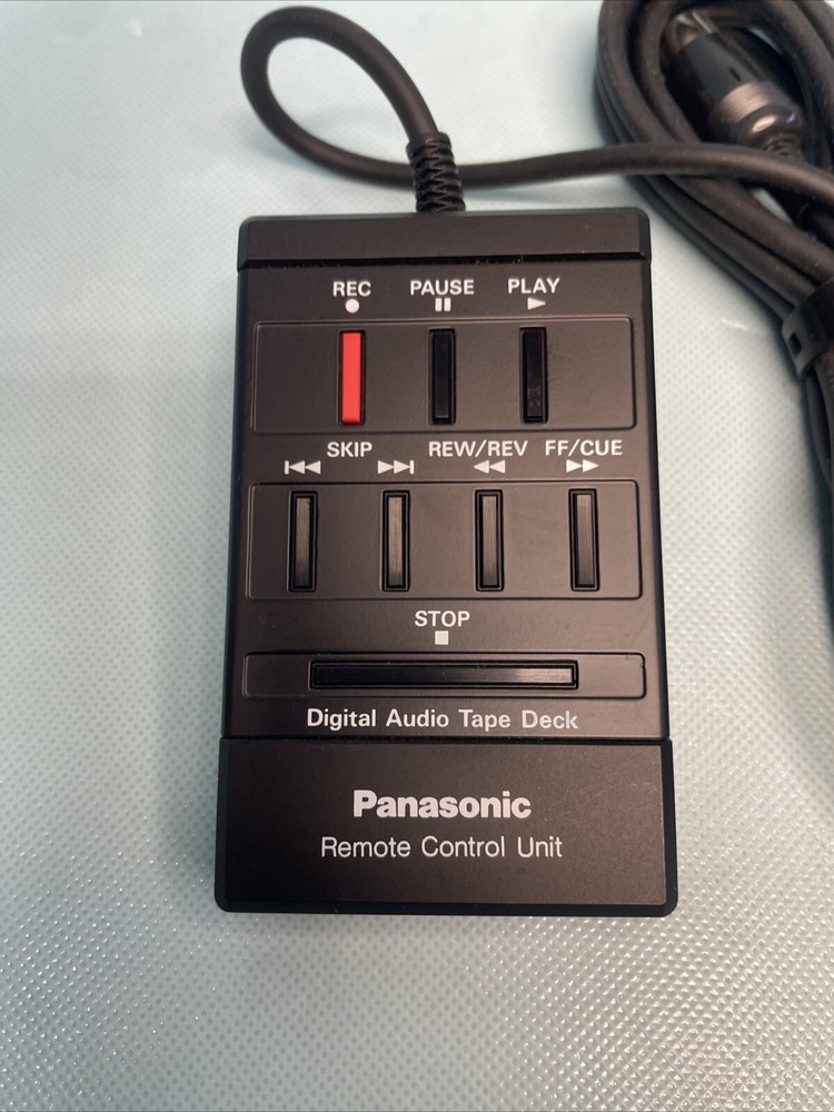 Panasonic SSE44 Remote for Digital Audio Tape Deck DAT Wired - EXCELLENT