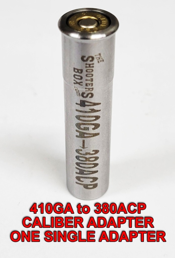410GA to 380ACP Caliber Adapter - Chamber Reducer - Stainless - Free Shipping!