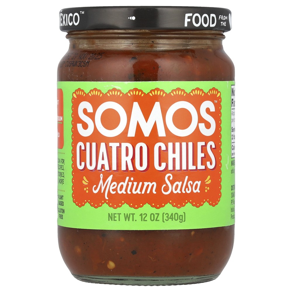 Cuatro Chiles Salsa, Medium , 12 oz (340 g)
