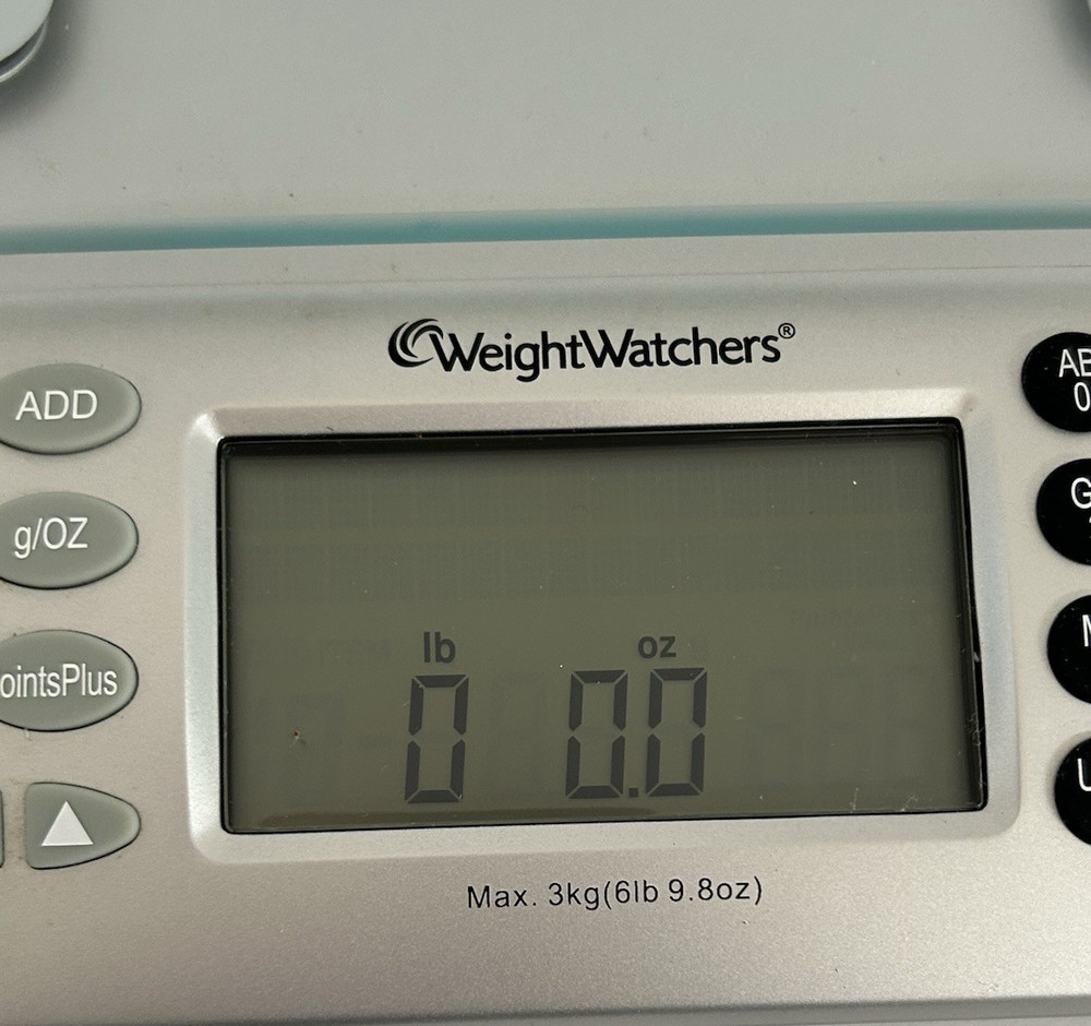 Weight Watchers Electronic Food Scale w Points Plus Values Database