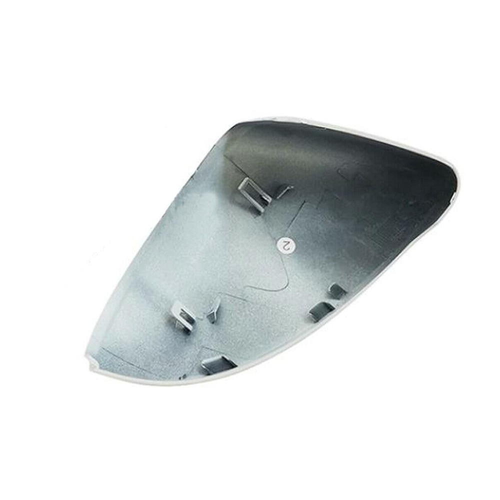 Left+Right Rearview Mirror Cover Side Caps for VW Golf Medium, White