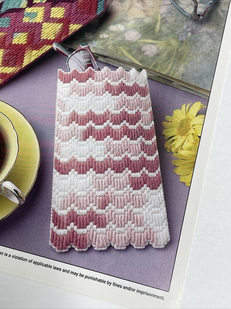 Eyeglasses Case 2 Designs Annie's Plastic Canvas Pattern