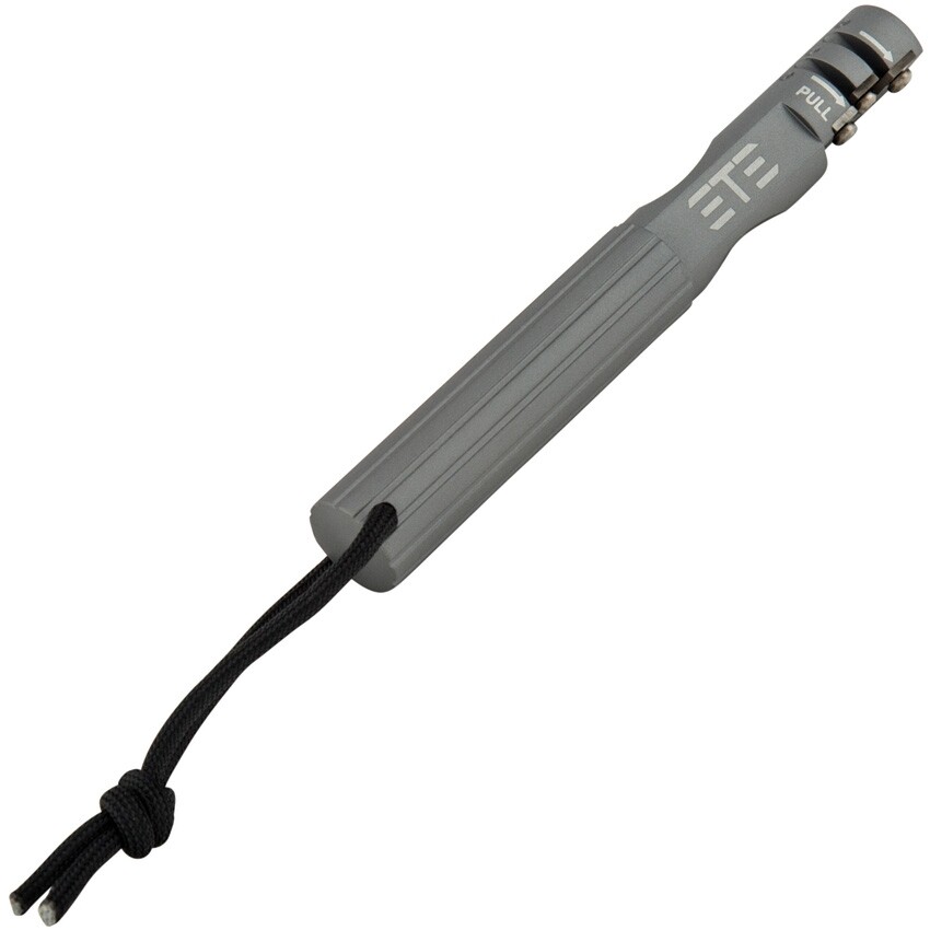 ETE Two Stage Dual Angle Carbide Sharpener Gray Aluminum Construction Handle