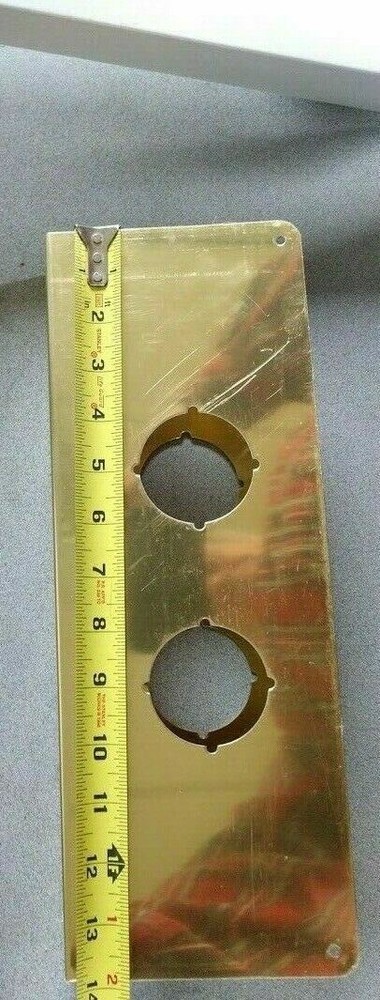 DON JO 14-2 CUSTOM LAYOUT WRAP AROUND PLATE US3 POLISHED BRASS