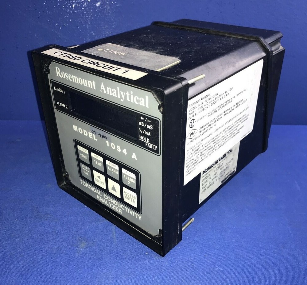 Rosemount Analytical 1054AT Toroidal Conductivity Analyzer