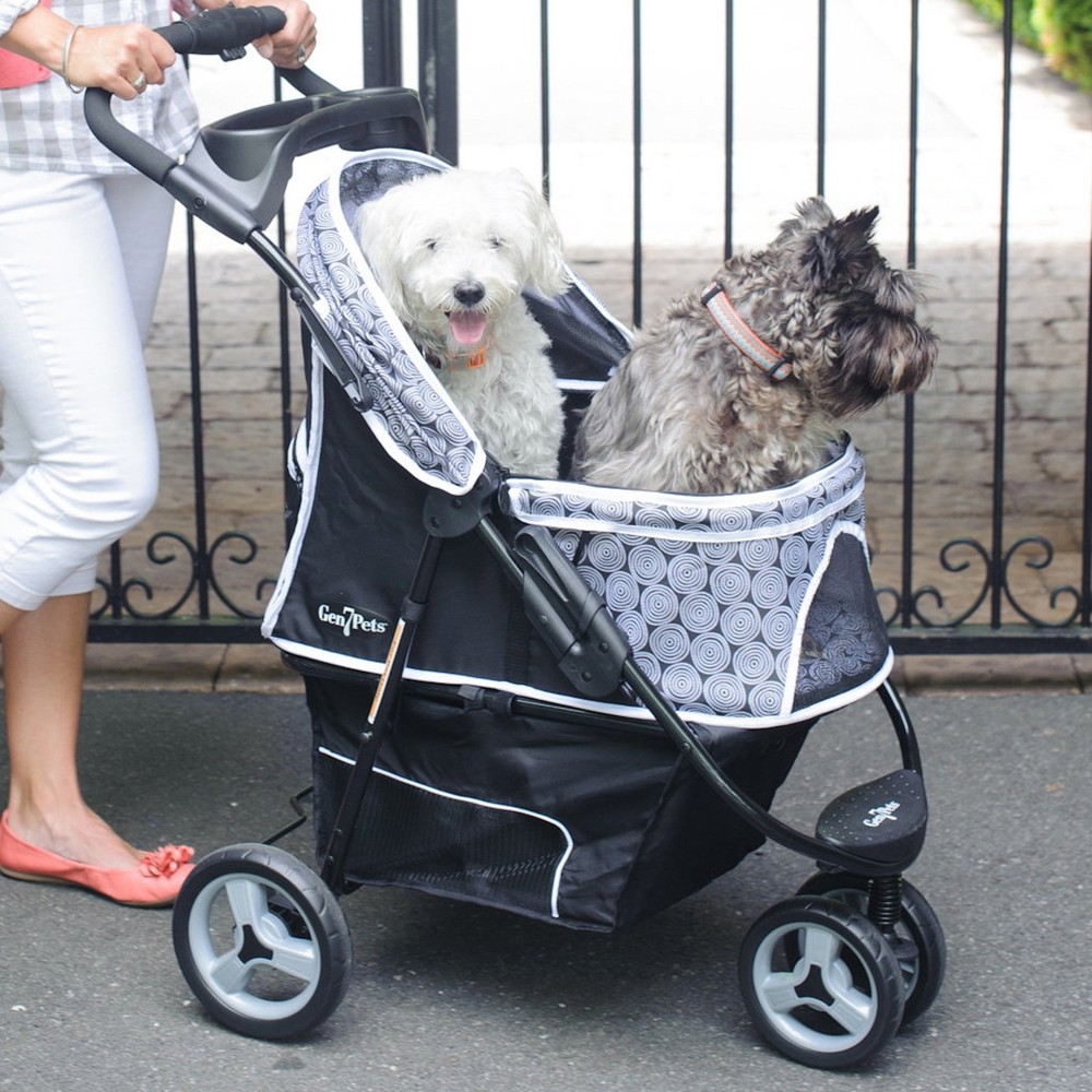 Gen7Pets Promenade Pet Stroller, Black Onyx